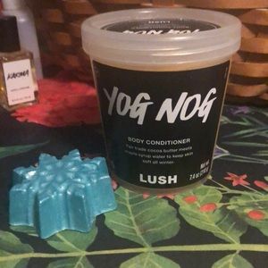 Lush Yog Nog Body Conditioner 7.4 oz & Let it Snow